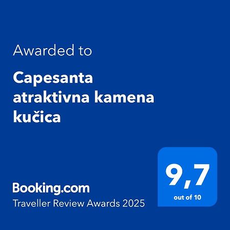 Capesanta Atraktivna Kamena Kucica Villa Lukoran Екстериор снимка